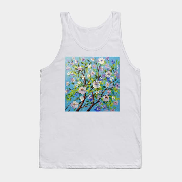 Apple blossom Tank Top by OLHADARCHUKART